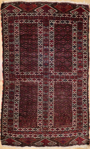 R7775 Antique Turkmenistan Ensi Rug