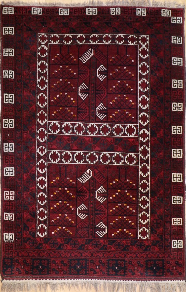 R8356 Antique Turkmenistan Ensi Rug