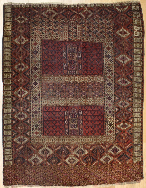 Antique Turkmenistan Ensi Rug R7775