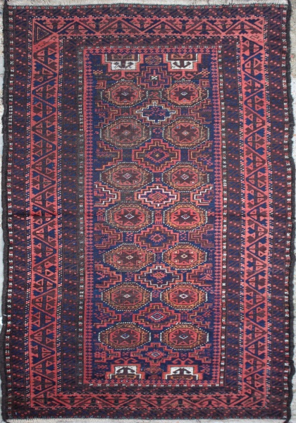 R1654 Beautiful Antique Persian Balouch Rug