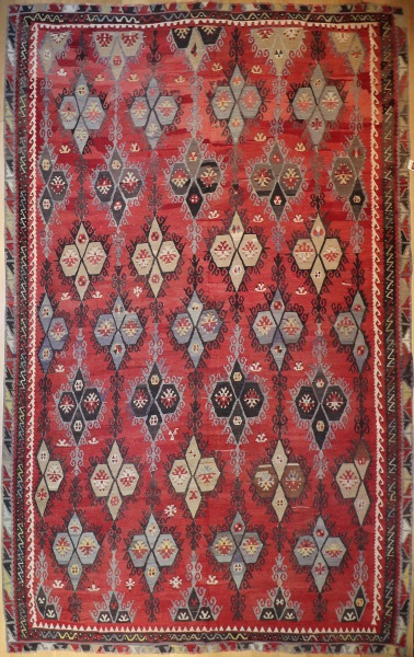 R8164 Beautiful Antique Large Turkish Kilim Rugs