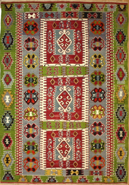 Beautiful Antique Turkish Kilim Rug R8047