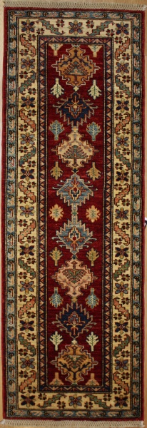R8107 Beautiful Caucasian Kazak Carpet Runner