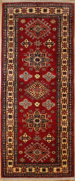 R8108 Beautiful Caucasian Kazak Carpet Runner
