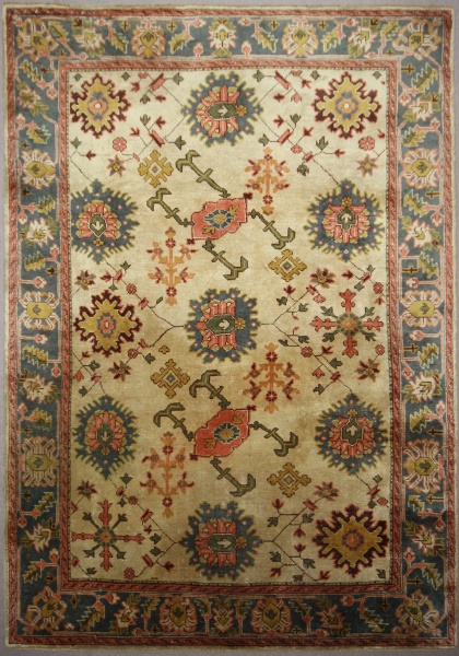 R7676 Beautiful Decorative Antique Ushak Carpet