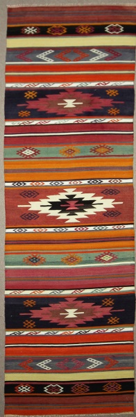 Beautiful handmade Tribal and Village Turkish Kilim Runners R7812