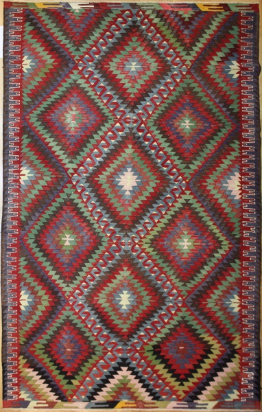 Beautiful Turkish Kula Kilim Rug R8016