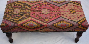 R7001 Bench Kilim Stool