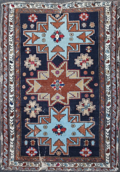 R4511 Caucasian Lesghi Rug