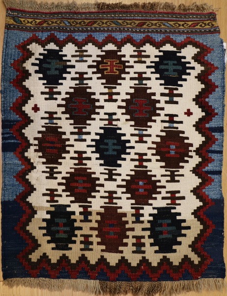 F756 Caucasian Kazak Kilim Rug