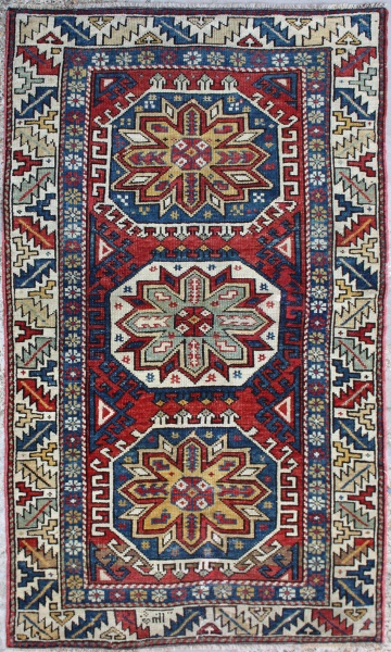 R3232 Caucasian Shirvan Rug