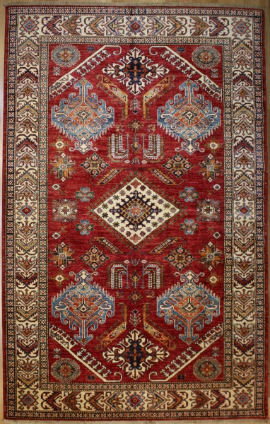 R8382 Decorative Handmade Kazak Carpets