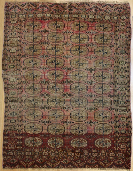 R7772 Antique Turkmenistan Tekke Rug