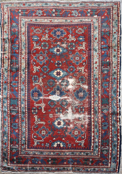 R1437 Antique Caucasian Derbent Rug