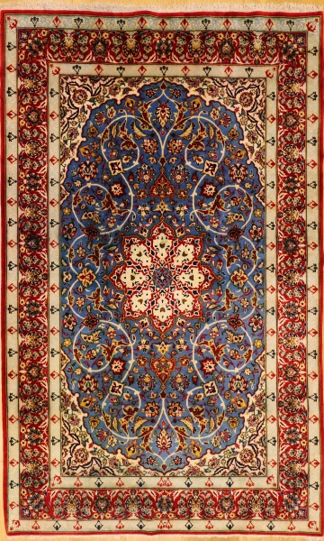 R7423 Fine Persian Isfahan Carpet