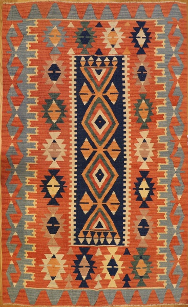 R6149 Flat Weave Kilim Rugs