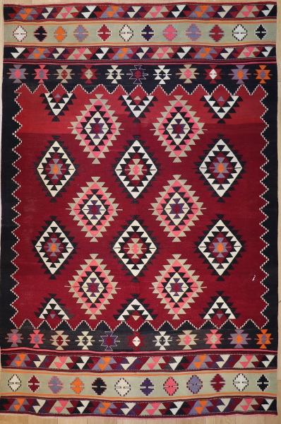 R9185 Flat Weave Turkish Kilim Rugs