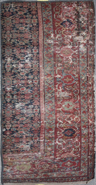 Persian Fragment Mahal Rug R5337