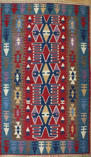 R8256 Gorgeous New Kilim Rugs