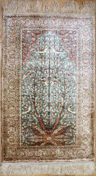 R8319 Gorgeous Turkish Silk Rug