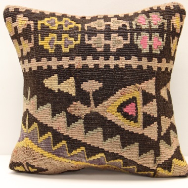 S276 Hand Woven Turkish Kilim Cushion Cover
