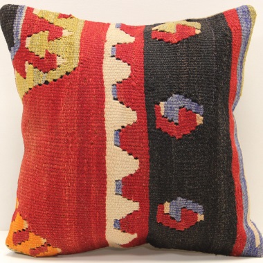 S221 Hand Woven Turkish Kilim Cushion Cover