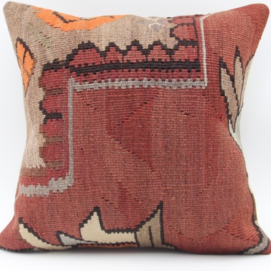 M1575 Hand Woven Turkish Kilim Cushion Cover