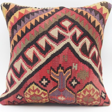 M1575 Hand Woven Turkish Kilim Cushion Cover