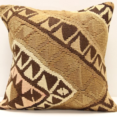 M1577 Hand Woven Turkish Kilim Cushion Cover