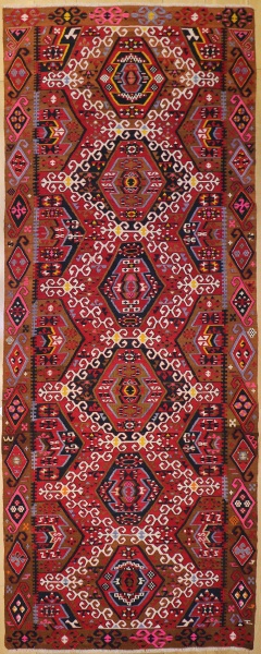  R7635 Hand Woven Turkish Kilim Runner