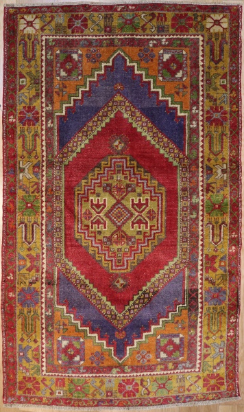 R7891 Hand Woven Vintage Anatolian Rug