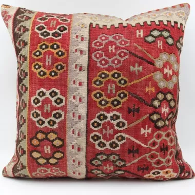 L689 Handmade Antique Turkish Kilim Pillow Cushion Cover