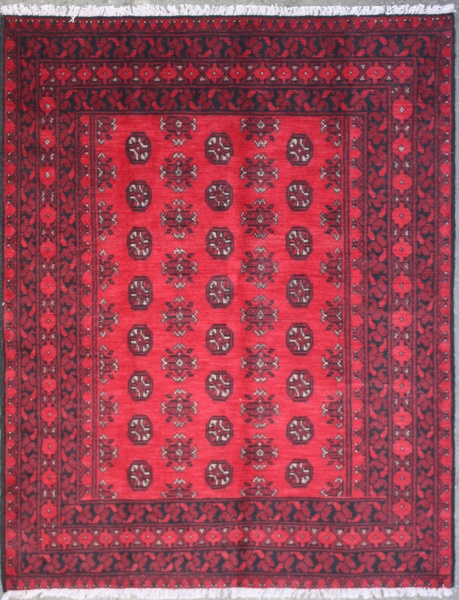 R7275 Beautiful Handmade Aqcha Carpets