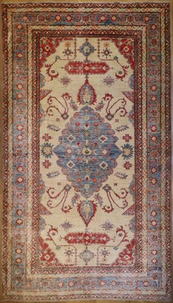 R7287 Handmade Caucasian Kazak Carpet