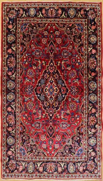 R7766 Handmade Persian Kashan Rugs