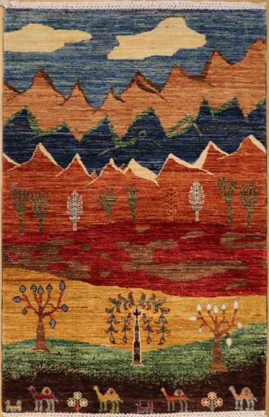 R7586 Handmade Persian Ziegler Carpets