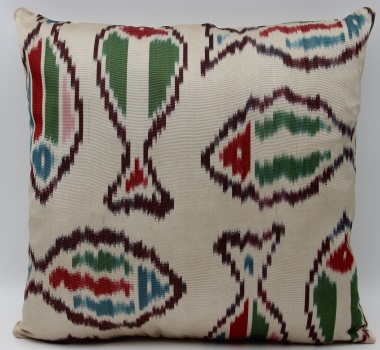 i181 Handmade Silk Ikat Cushion Covers