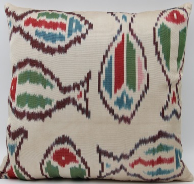 i183 Handmade Silk Ikat Cushion Covers