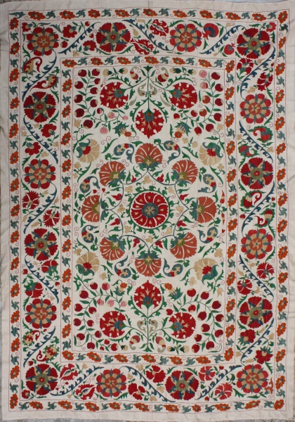 R4853 Handmade Silk Suzani 