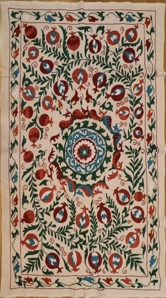 R4883 Handmade Silk Suzani Embroidery