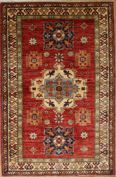 R8836 Handmade Transitional Kazak Rugs