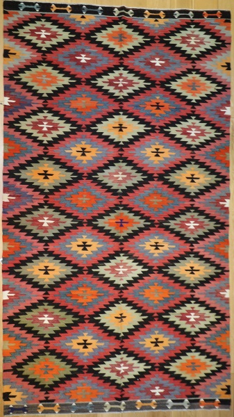 R9082 Handmade Turkish Afyon Kilim Rug