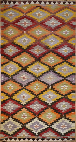 R9091 Handmade Turkish Afyon Kilim Rug