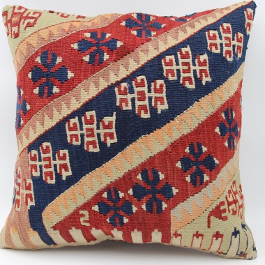 L664 Handmade Turkish Kilim Pillow Cushion Cover