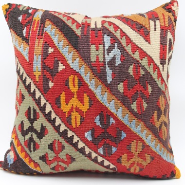 L664 Handmade Turkish Kilim Pillow Cushion Cover