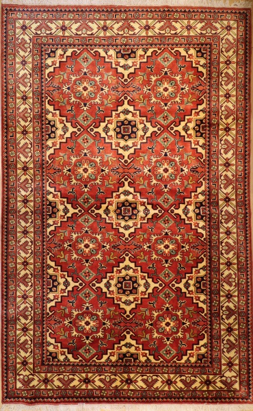 R2157 Handwoven Afghan Kargai Carpet