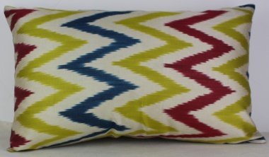 i44 Ikat cushion cover