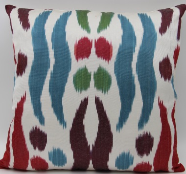 i177 Ikat Silk Cushion Pillow Covers