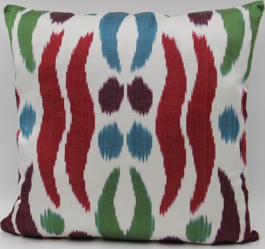 Ikat Silk Cushion Pillow Covers-i174