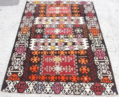 R6555 Karakecili Kilim Rug